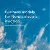 Forsidebillede til Business models for Nordic electric aviation rapport