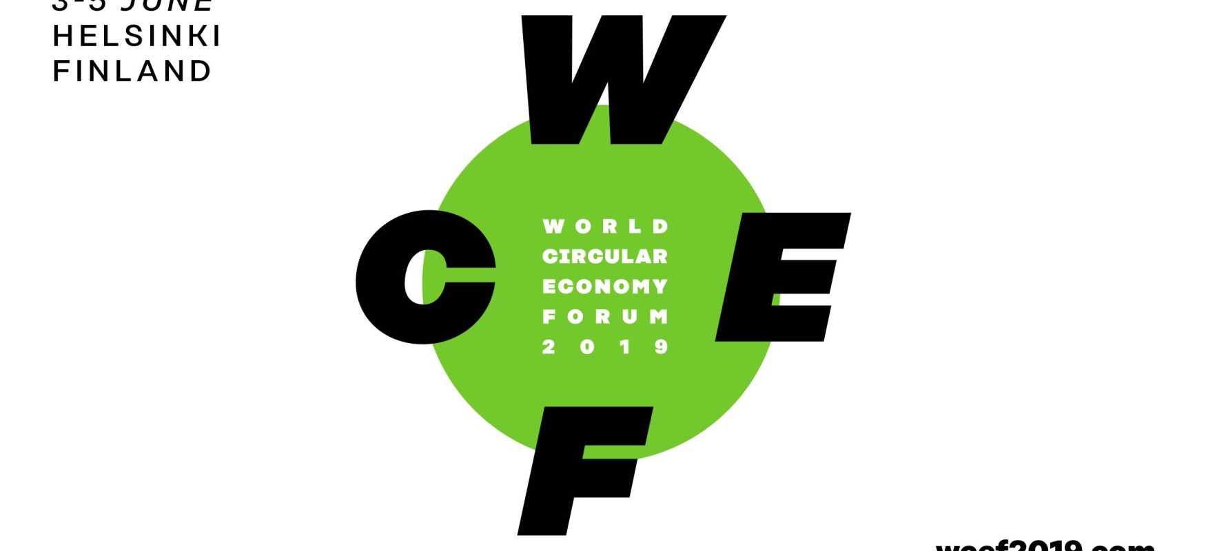 World Circular Economy Forum with logo 3 - 5 June 2019