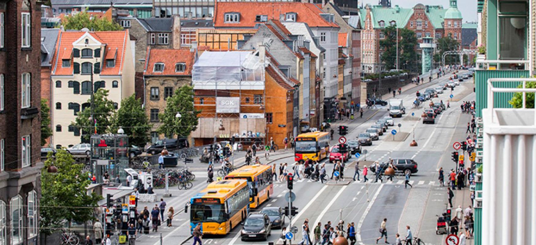 Traffic in Copenhagen.