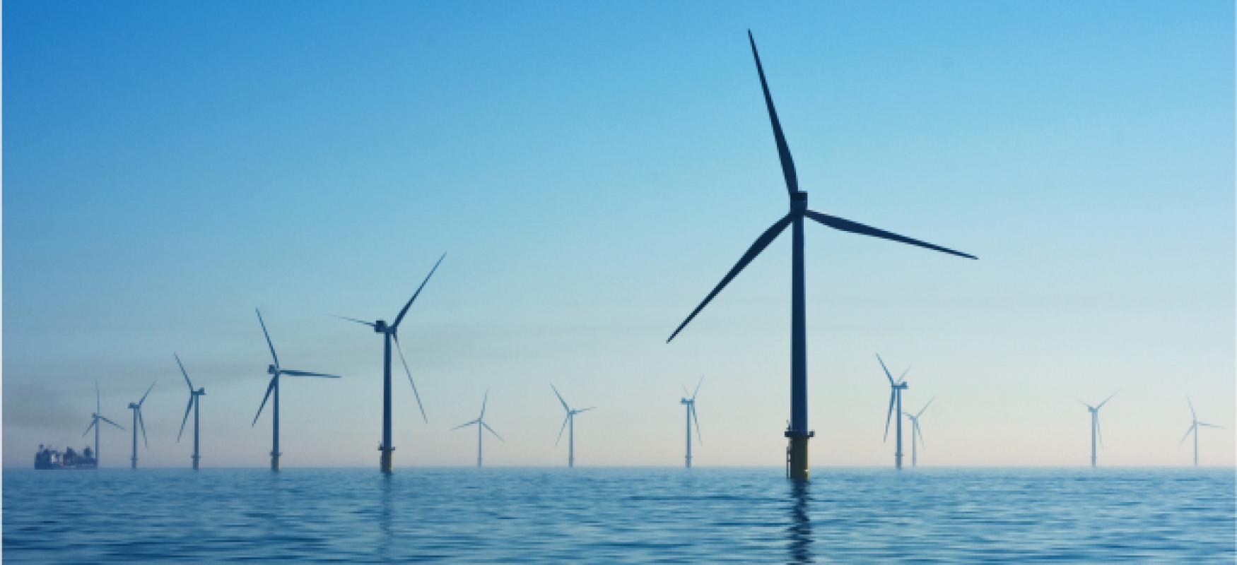 Windmills in the ocean