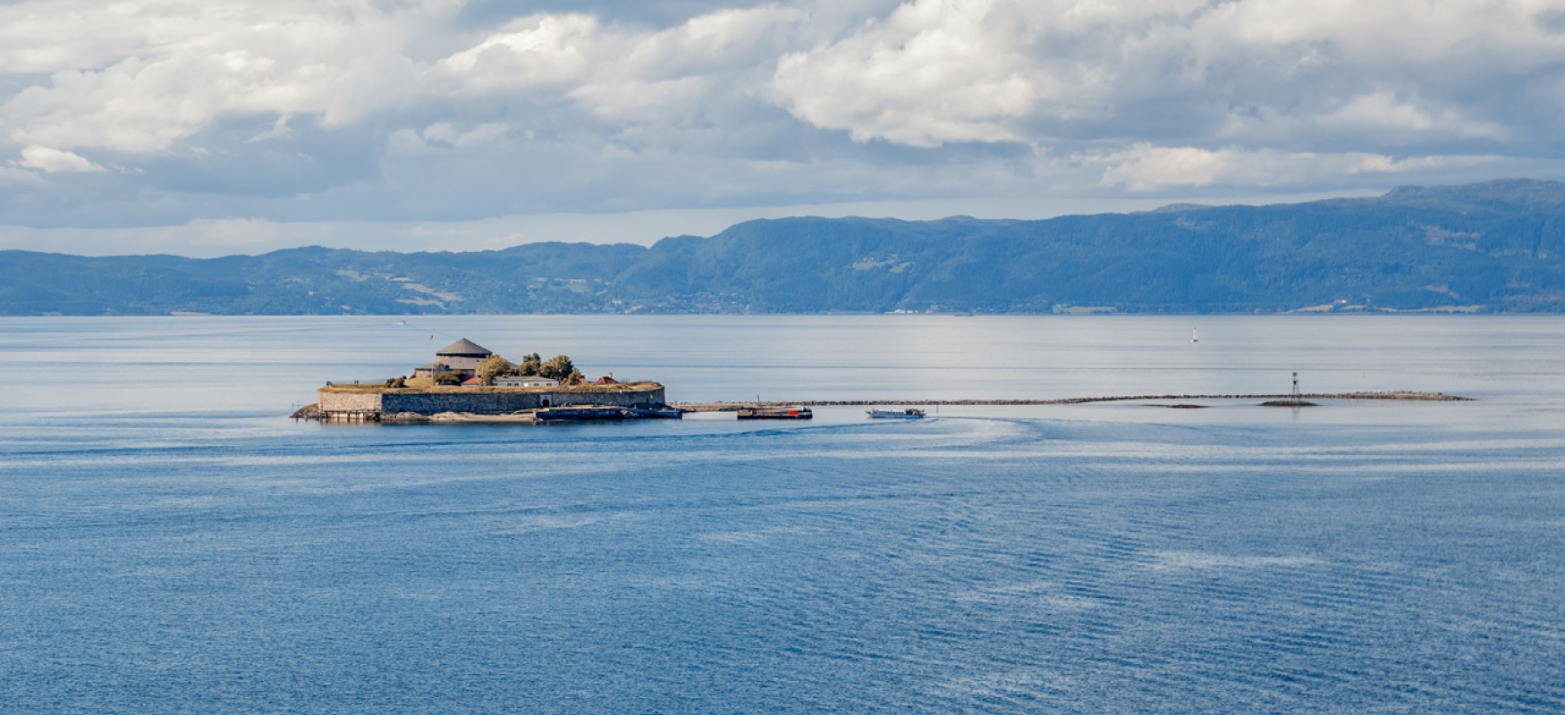 Munkholmen island in Trondheim