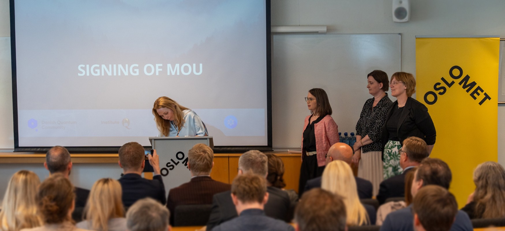 Nordic Quantum Alliance signing MOU