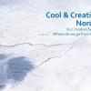 Text: Cool & Creative Nordic - Our Creative Future. Where do we go from here?