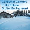 Scalable Consumer content in the Future Digital Environment text on picture of Swedish winter country side