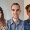Team Helfi the three winners of the Nordic Health hackathon 2020