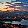 Torshavn in the dusk.