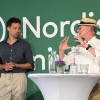 Two panel debate participants at Almedalsveckan